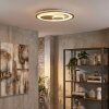 Rarel Plafoniera LED Cromo, Grigio, Argento, Bianco, 1-Luce