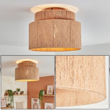 Smilla Plafoniera Beige, 1-Luce