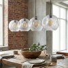 Ripoll Lampadario a sospensione, Lampada a sfera, Lampada a sospensione Chiaro, 4-Luci