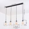 Ripoll Lampadario a sospensione, Lampada a sfera, Lampada a sospensione Chiaro, 4-Luci