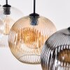 Ripoll Lampadario a sospensione, Lampada a sfera, Lampada a sospensione Ambrato, Chiaro, Grigio fumo, 4-Luci