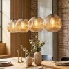 Ripoll Lampadario a sospensione, Lampada a sfera, Lampada a sospensione Ambrato, 4-Luci