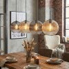 Ripoll Lampadario a sospensione, Lampada a sfera, Lampada a sospensione Ambrato, Chiaro, Grigio fumo, 4-Luci