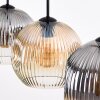 Ripoll Lampadario a sospensione, Lampada a sfera, Lampada a sospensione Ambrato, Chiaro, Grigio fumo, 4-Luci