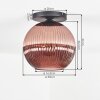 Koyoto Plafoniera, Lampada a sfera 30 cm Ramato, 1-Luce