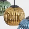 Koyoto Lampadario a sospensione, Lampada a sfera, Lampada a sospensione Blu, Oro, Verde, 3-Luci