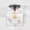 Koyoto Plafoniera, Lampada a sfera 30 cm Chiaro, 1-Luce