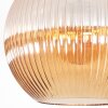Koyoto Plafoniera, Lampada a sfera 30 cm Ambrato, 1-Luce