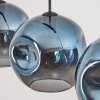 Ripoll Lampadario a sospensione, Lampada a sfera, Lampada a sospensione Blu, 3-Luci