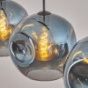 Ripoll Lampadario a sospensione, Lampada a sfera, Lampada a sospensione Blu, 3-Luci