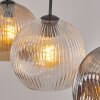 Ripoll Lampadario a sospensione, Lampada a sfera, Lampada a sospensione Ambrato, Chiaro, Grigio fumo, 3-Luci