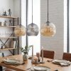 Ripoll Lampadario a sospensione, Lampada a sfera, Lampada a sospensione Ambrato, Grigio fumo, 3-Luci