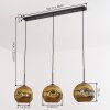 Ripoll Lampadario a sospensione, Lampada a sfera, Lampada a sospensione Oro, 3-Luci