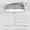 Jelok Plafoniera LED Marrone, 1-Luce
