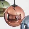 Koyoto Lampadario a sospensione, Lampada a sfera, Lampada a sospensione Blu, Verde, Ramato, 3-Luci