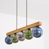 Gastor Lampadario a sospensione, Lampada a sfera, Lampada a sospensione Écru, Nero, 5-Luci