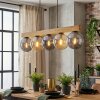 Gastor Lampadario a sospensione, Lampada a sfera, Lampada a sospensione Écru, Nero, 5-Luci