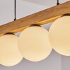 Gastor Lampadario a sospensione, Lampada a sfera, Lampada a sospensione Écru, Nero, 5-Luci