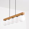 Gastor Lampadario a sospensione, Lampada a sfera, Lampada a sospensione Écru, Nero, 5-Luci