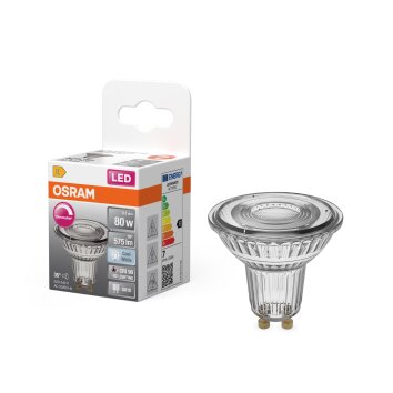 Illuminazione Osram GU10 LED 8.3 Watt bianco caldo dimmerabile 580 Lumen