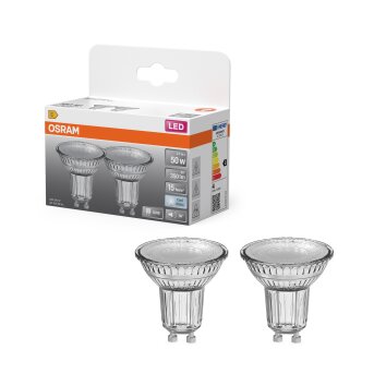 Illuminazione Osram GU10 LED 4.3 Watt bianco caldo 350 Lumen