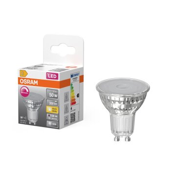 Illuminazione Osram GU10 4.5 Watt bianco caldo dimmerabile 350 Lumen