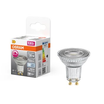 Illuminazione Osram GU10 3.4 Watt bianco neutro dimmerabile 230 Lumen