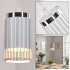 Fenik Lampadario a sospensione, Lampada a sospensione Bianco, 1-Luce