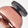 Koyoto Plafoniera, Lampada a sfera 30 cm Chiaro, Ramato, 1-Luce