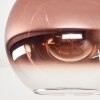 Koyoto Plafoniera, Lampada a sfera 30 cm Chiaro, Ramato, 1-Luce