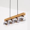 Gastor Lampadario a sospensione, Lampada a sfera, Lampada a sospensione Écru, Nero, 4-Luci