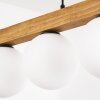 Gastor Lampadario a sospensione, Lampada a sfera, Lampada a sospensione Écru, Nero, 4-Luci
