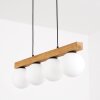 Gastor Lampadario a sospensione, Lampada a sfera, Lampada a sospensione Écru, Nero, 4-Luci