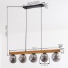 Gastor Lampadario a sospensione, Lampada a sfera, Lampada a sospensione Écru, Nero, 5-Luci