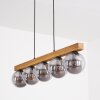 Gastor Lampadario a sospensione, Lampada a sfera, Lampada a sospensione Écru, Nero, 5-Luci