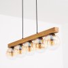 Gastor Lampadario a sospensione, Lampada a sfera, Lampada a sospensione Écru, Nero, 5-Luci