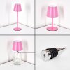 Salgadinho Lampada da tavolo per esterno, Lampada da tavolo LED Fucsia, 1-Luce