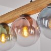 Gastor Lampadario a sospensione, Lampada a sfera, Lampada a sospensione Écru, Nero, 4-Luci