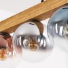 Gastor Lampadario a sospensione, Lampada a sfera, Lampada a sospensione Écru, Nero, 4-Luci