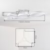 Molin Plafoniera LED Bianco, 1-Luce