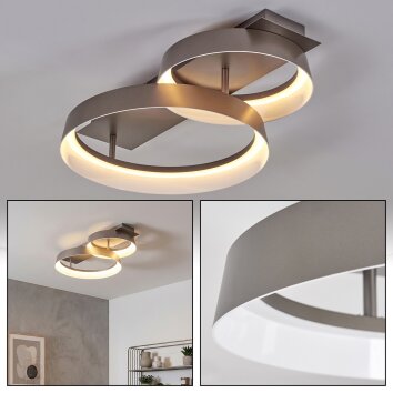 Jelok Plafoniera LED Marrone, 1-Luce