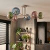 Gastor Plafoniera, Lampada a sfera 80 cm Sabbia, 6-Luci