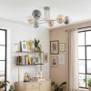 Gastor Plafoniera, Lampada a sfera 80 cm Sabbia, 6-Luci