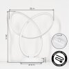 Jolor Lampada da tavolo LED Bianco, 1-Luce