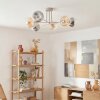 Koyoto Plafoniera, Lampada a sfera 78 cm Sabbia, 6-Luci