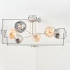 Koyoto Plafoniera, Lampada a sfera 78 cm Sabbia, 6-Luci