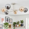 Gastor Plafoniera, Lampada a sfera 80 cm Sabbia, 6-Luci