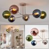 Gastor Plafoniera, Lampada a sfera 80 cm Sabbia, 6-Luci