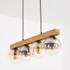 Gastor Lampadario a sospensione, Lampada a sfera, Lampada a sospensione Écru, Nero, 4-Luci