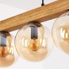 Gastor Lampadario a sospensione, Lampada a sfera, Lampada a sospensione Écru, Nero, 4-Luci